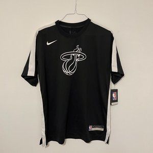 Miami Heat Nike Shooting Shirt Black